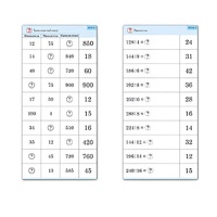 Комплект карточек (10) "Обучающий калейдоскоп. Умножение и деление в два шага" - «globural.ru» - Кострома