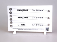 Прибор для демонстрации зависимости сопротивления проводника от его длины, сечения и материала - «globural.ru» - Кострома