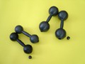 Гантели пластмассовые 0.8 кг с наполнителем - «globural.ru» - Кострома