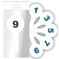 Касса-веер цифр от 0 до 9 - «globural.ru» - Кострома