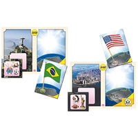 Настольно-печатная игра "Флаги стран мира 2. Азия, Африка, Австралия, Америка" - «globural.ru» - Кострома