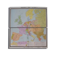 Учебная карта "Европа с 1815 - 1849 г.г." 1180*1070 мм (матовое, 2-стороннее лам.) - «globural.ru» - Кострома