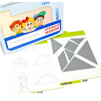 Игровой набор "Танграм" (с комплектом карточек) - «globural.ru» - Кострома