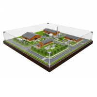 Макет птицефабрики - «globural.ru» - Кострома