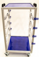 Мобильная стойка для хранения наборов ГИА по химии - «globural.ru» - Кострома