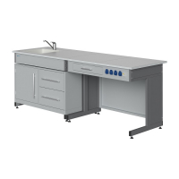 Стол демонстрационный (с раковиной, подводкой и отведением воды, сантехникой, электрическими розетками, автоматами аварийного отключения тока) - «globural.ru» - Кострома