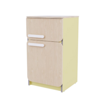 Холодильник из коллекции «НЕГА» (желтый) - «globural.ru» - Кострома