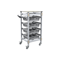 Тележка 1-секционная для учебных наборов и цифровых лабораторных комплексов SenseDisc - «globural.ru» - Кострома