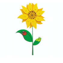 Сенсомоторное декоративно-развивающее панно "Подсолнух" - «globural.ru» - Кострома