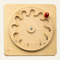 Тактильно-развивающая панель «Лабиринт-цветок» - «globural.ru» - Кострома