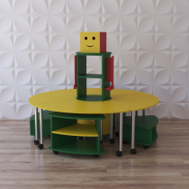 Модульный стеллаж "Весёлый робот" - «globural.ru» - Кострома