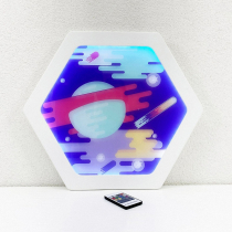 Декоративная тактильная панель с подсветкой - «Сатурн» - «globural.ru» - Кострома