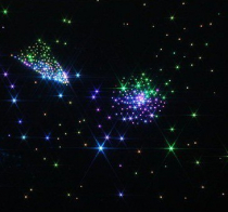 Фиброоптический ковер “Млечный путь” напольный 300 точек 200х100 - «globural.ru» - Кострома