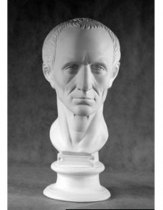 Гипсовая голова Гай Юлий Цезарь - «globural.ru» - Кострома