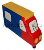 Напольная мягкая игрушка "Грузовик" каталка - «globural.ru» - Кострома