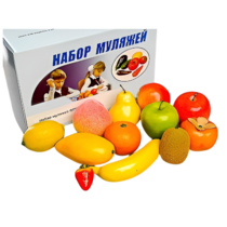 Набор муляжей фруктов 12 штук - «globural.ru» - Кострома