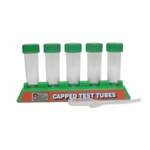 Комплект пробирок на подставке 5 штук - «globural.ru» - Кострома