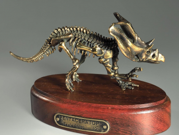 Модель скелета динозавра Pentaceratops - «globural.ru» - Кострома