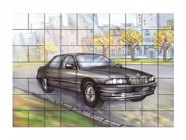 Магниты-пазлы "Автомобиль" - «globural.ru» - Кострома