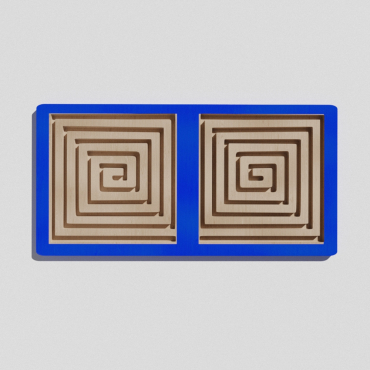 Такт-панель "Синий лабиринт №4" - «globural.ru» - Кострома