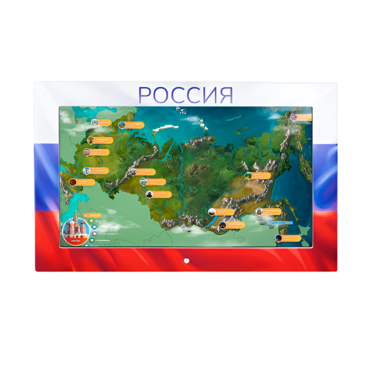 Интерактивная панель «Цвета России»  - «globural.ru» - Кострома