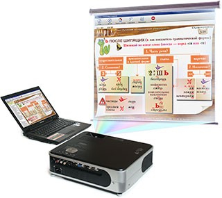 Диск с электронными плакатами, презентациями (электронный учебник) по русскому языку (190 тем)  - «globural.ru» - Кострома