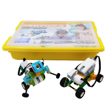 Набор для занятий робототехникой Ведушка с пластиковым боксом для хранения деталей - «globural.ru» - Кострома