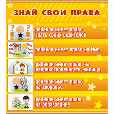 Стенд "Знай свои права" - «globural.ru» - Кострома