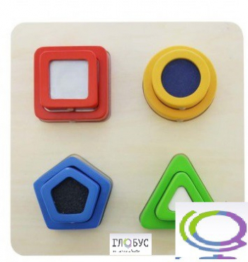 Панель "Тактильные геометрические фигуры" - «globural.ru» - Кострома