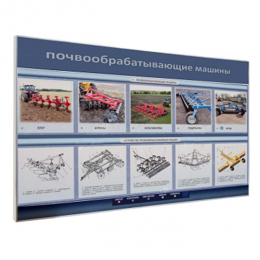 Электрифицированный светодинамический стенд «Почвообрабатывающие машины» - «globural.ru» - Кострома